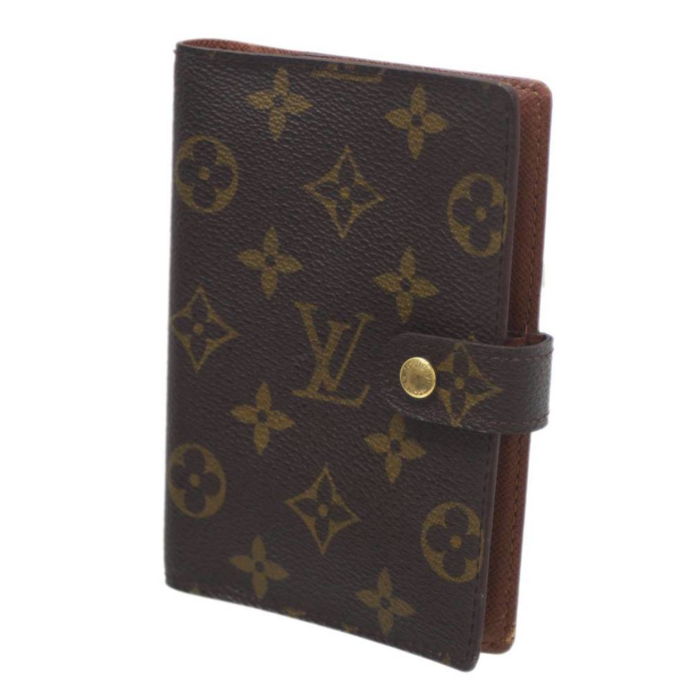 Louis Vuitton Monogram Canvas Snap-Closure Card Holder in Brown and Gold - Picture 1 of 10